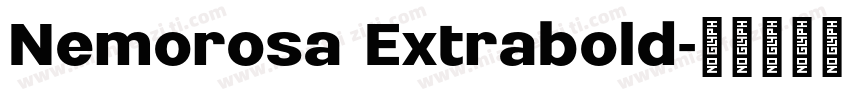 Nemorosa Extrabold字体转换